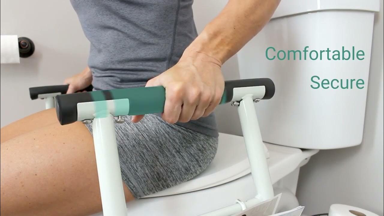 How to Use Vive Stand Alone Toilet Safety Rail? YouTube