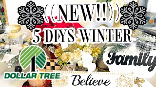 🎄((NEW!!)) 5 DIY Dollar Tree + Cute WINTER\/CHRISTMAS Decor Crafts🎄Episode Olivia's Romantic Home DIY