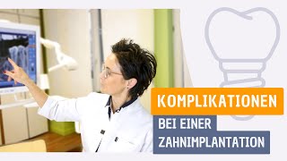 Komplikationen Bei Einer Zahnimplantation