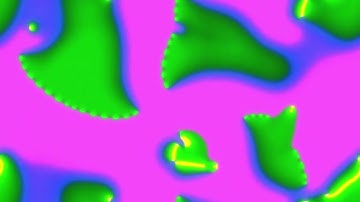 reaction-diffusion experiment pr test 09 prs 152 - yellow green vs pink
