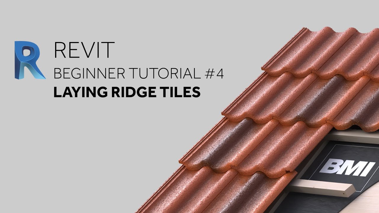 Revit Tutorial 4 Laying Ridge Tiles YouTube