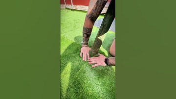 How To Cut Artificial Grass Around An Object #carpentry #tips #howto #grass #landscaping #diy
