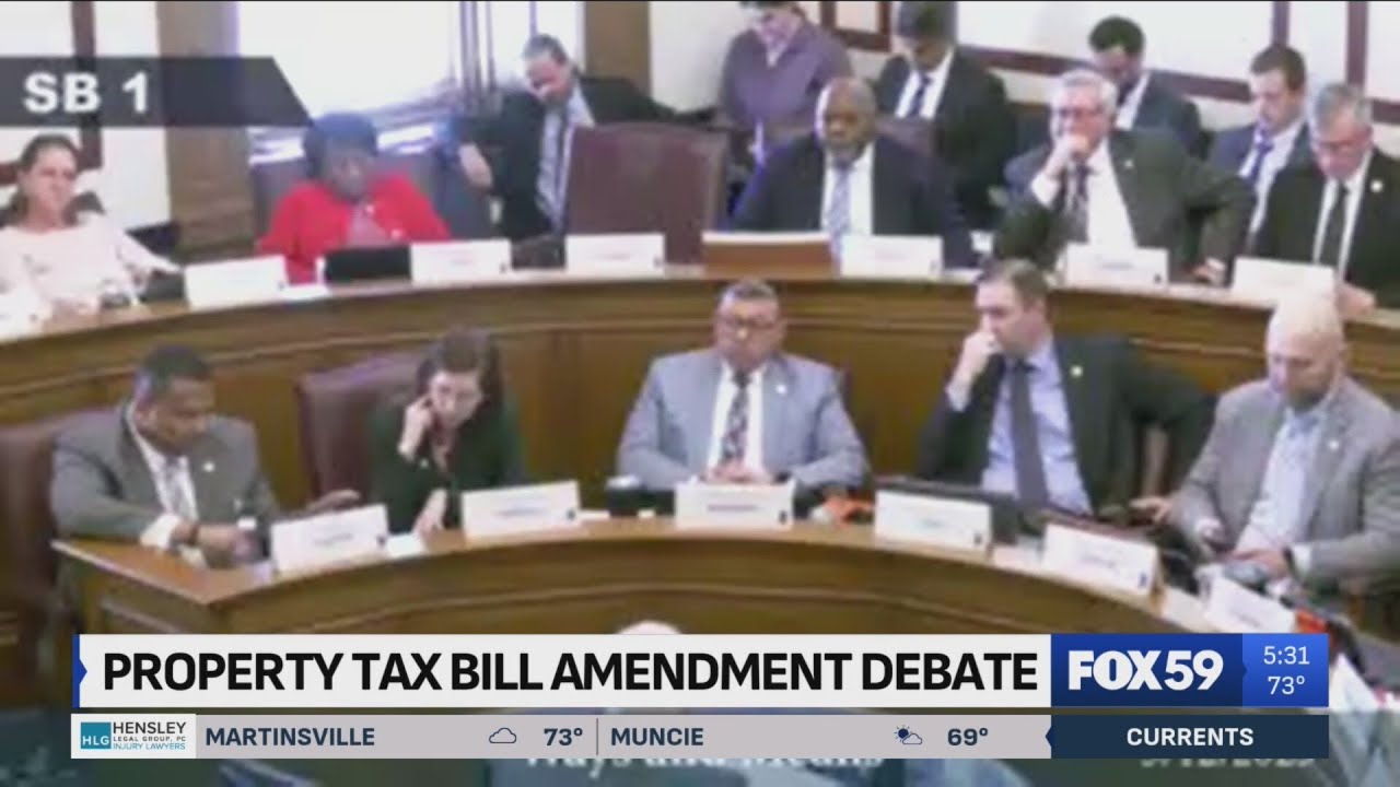 Indiana lawmakers debate changes to property tax bill