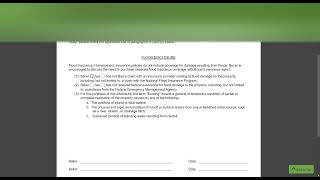 Flood Disclosure Required For Residential Real Estate Florida (Nizz Realty Inc. Tutorial)