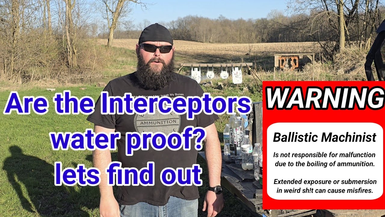 FAFO Fridays. Are the Interceptors waterproof?