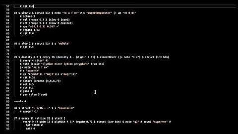 Tidalcycles Practice 20201014
