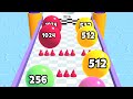2048 Balls Merge ASMR 😍 | Android &amp; iOS Gameplay | Levels 1–20 Record