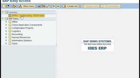 How to create region in SAP