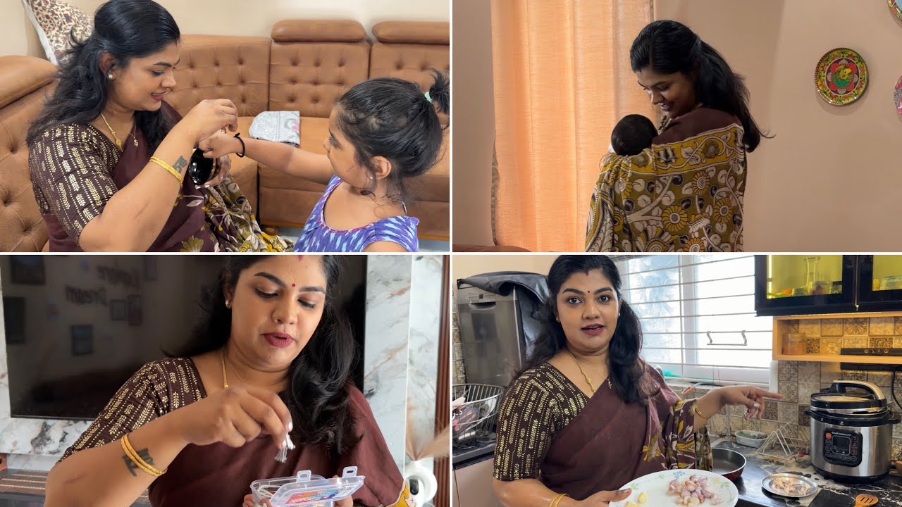 My newborn baby care routine// homemade drishti mai ready..