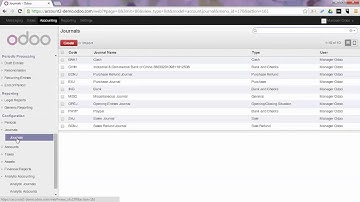 Accounting - Set up Analytic Journals and Post Analytic Entries in Odoo