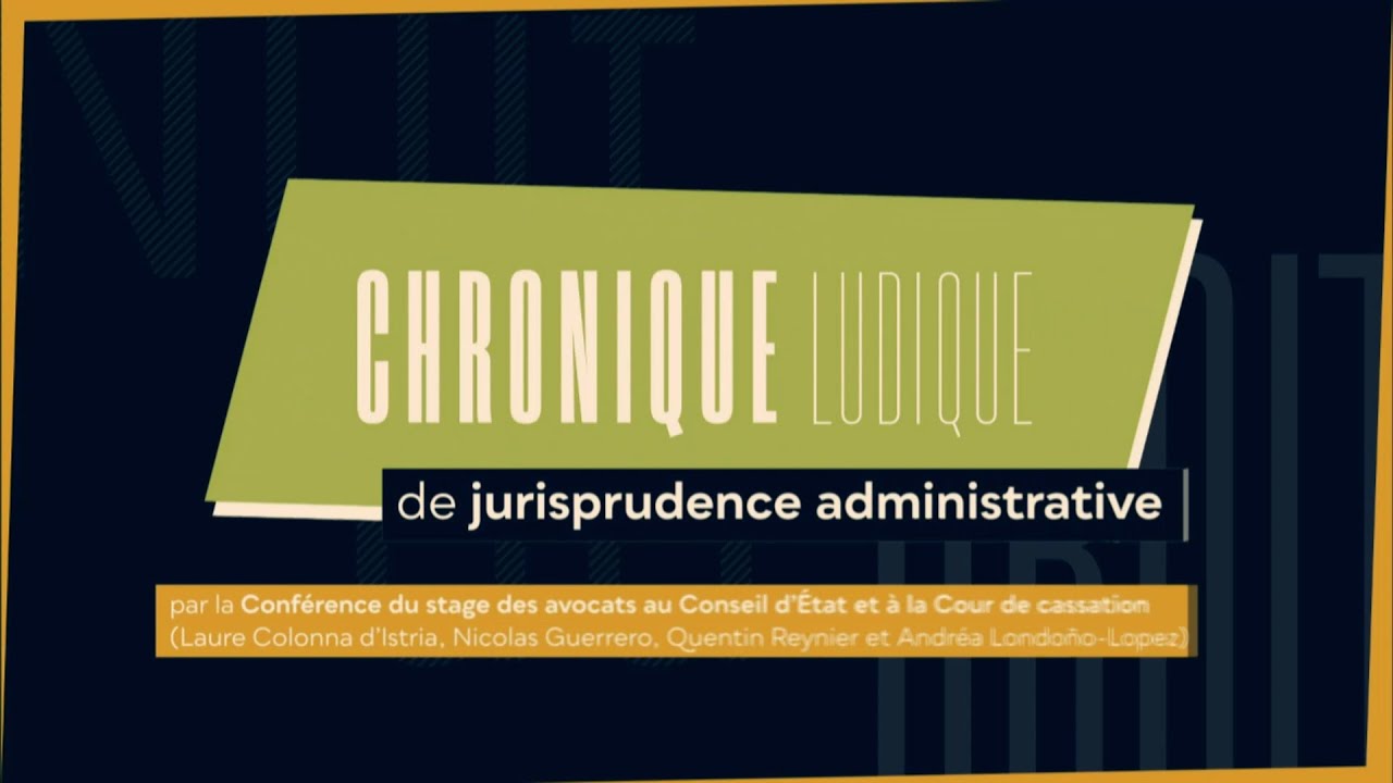 Chronique ludique de jurisprudence administrative (Nuit du droit 2021)