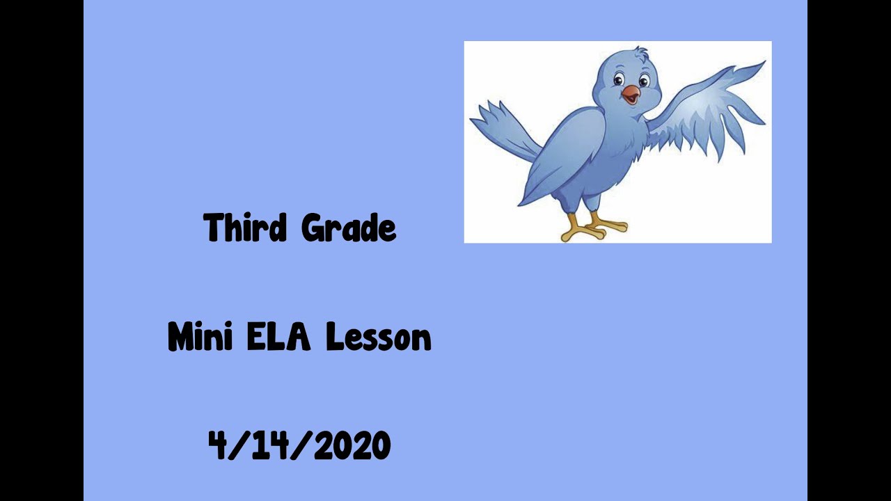 3rd Grade ELA Lesson 04 14 2020 YouTube 3rd-grade-ela-lesson-04-14-2020-youtube