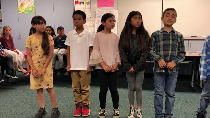 Mrs. Guskes 3rd grade end Music & Poetry performance