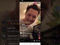 Noah Reid IG Live