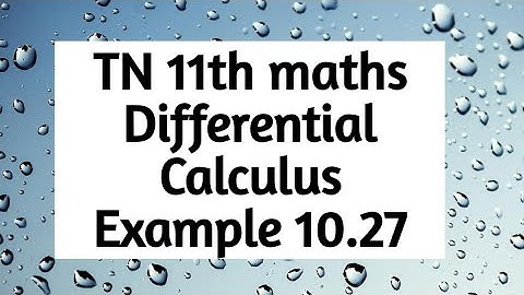 11th maths example 10.27