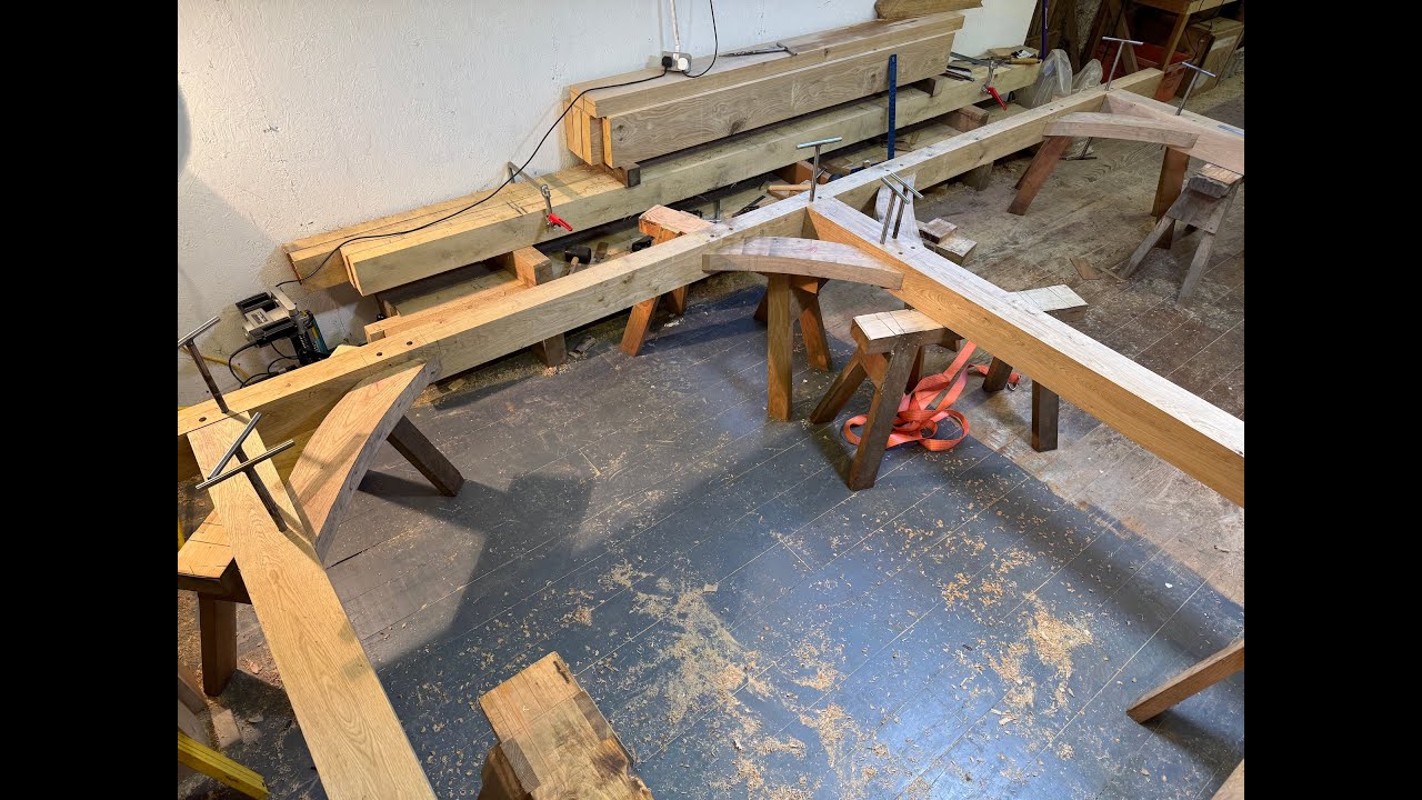 Crafting a Bespoke Oak Pergola - Traditional Joinery in the Workshop