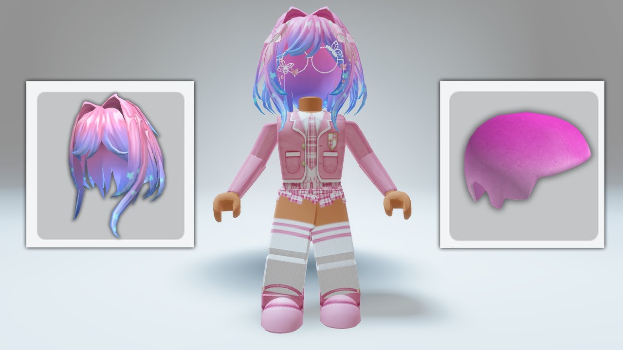 🚨 CABELO GRÁTIS 🚨 #hair #limited #roblox #gamer #pink