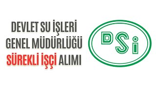 Dsi̇ Genel Müdürlüğü - 819 Adet Sürekli̇ İşçi̇ Alimi