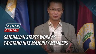 Gatchalian starts work as Cayetano hits majority members | ANC