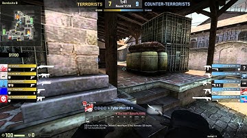 CSGO Competitive - Ninja Defuse on Inferno - A Site - Middle of Site (First Person View)