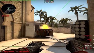 CS:GO Mirage A Site Tetris to CT Molotov