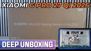 Xiaomi G Pro 27 Qi 2026 1440p MiniLED Monitor | Unboxing und Teardown