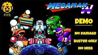 MEGA MAN W (DEMO): No Damage, Buster Only, No Miss