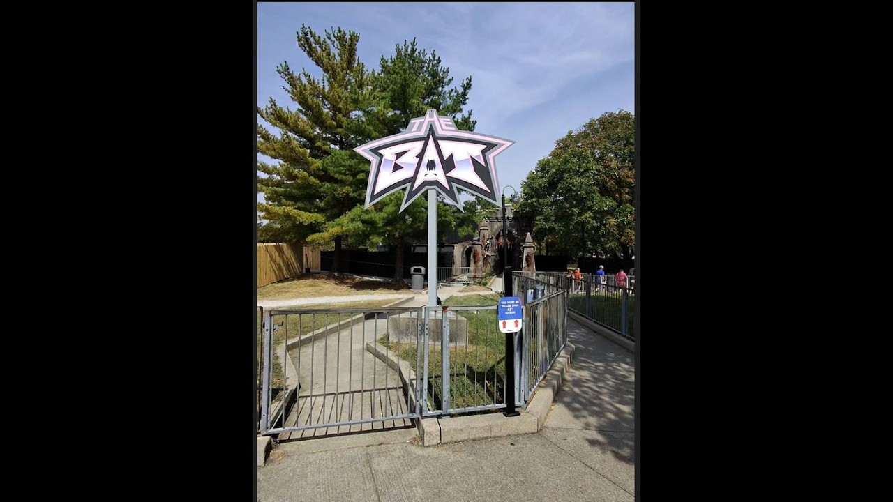 🎢 POV: The Bat at Kings Island – Shot on Oakley Meta Glasses