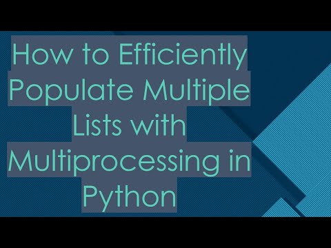 How to Efficiently