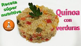 Quinoa con verduras Receta súper nutritiva - Quinoa para dieta saludable/@ampisrecetas