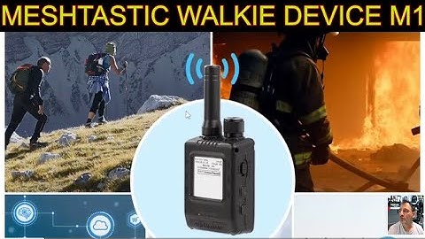 M1- Meshtastic Lora Off Grid Walkie Talkie Style