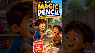 The Magic Pencil ✨ | A Heartwarming Kids Story About Sharing ❤️ #nurseryrhymes #usa #moralstories