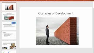 Obstacles to Development