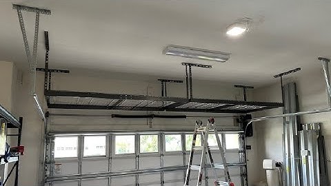 MonsterRax Overhead Garage Storage Rack  4 x 8 Ceiling Rack for Garage Shelving, Organization Review