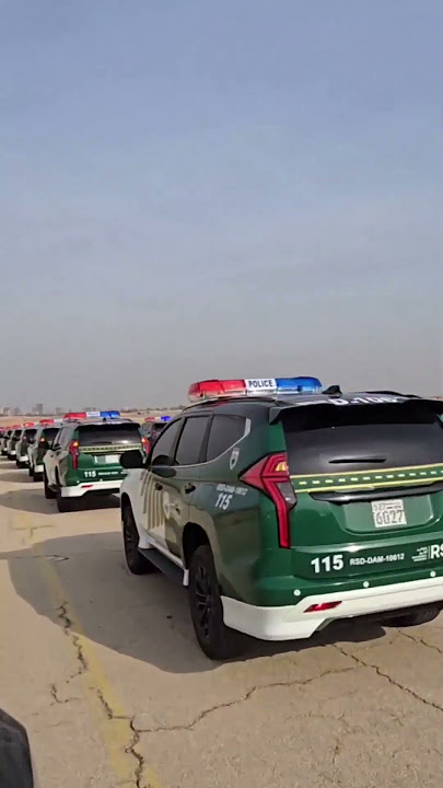 عرض لسيارات الشرطة الجديدة في دمشق اليوم بعد إطلاق الهوية البصرية رسمياً