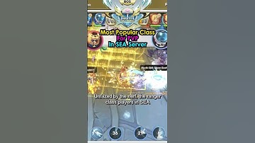 Most Popular Job Class For PVP In SEA Server | ROX | KingSpade