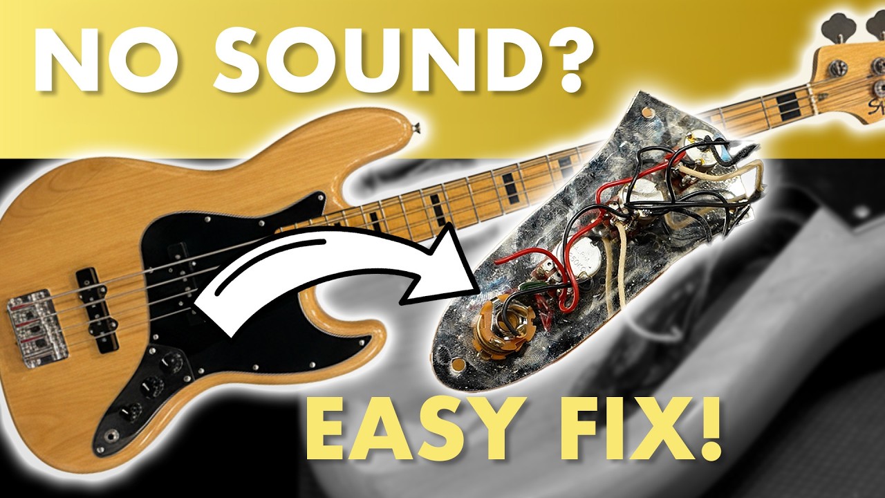 Fender J‑Bass Input Jack is BROKEN: Here's How I Repaired It!