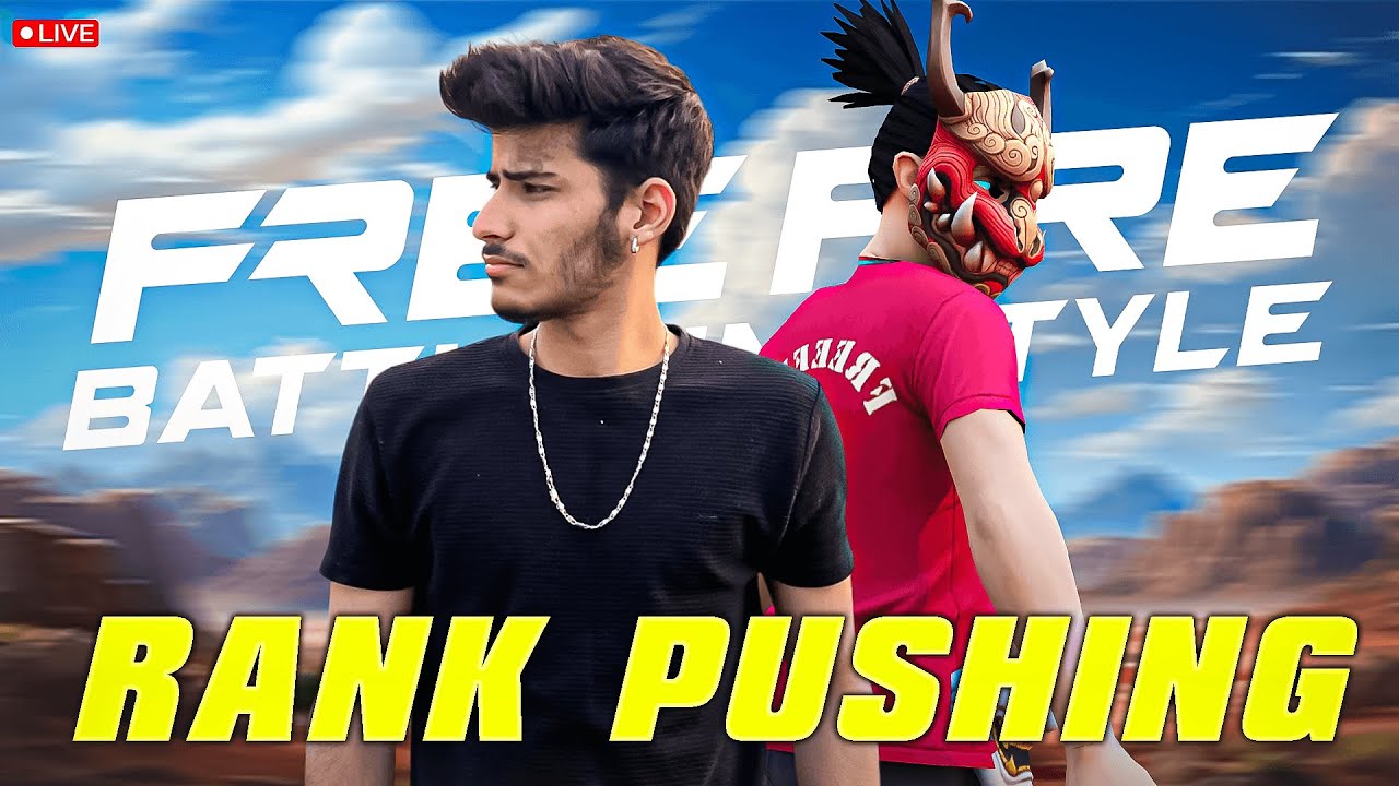 Free Fire LIVE Stream 💀 Gold To Grandmaster Rank Push😎 Custom Room Gameplay 😊🤷‍♂️ 