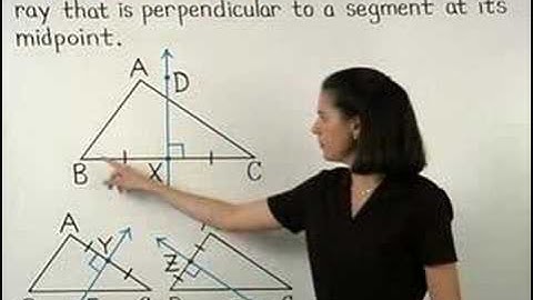 Perpendicular Bisector of a Triangle - MathHelp.com