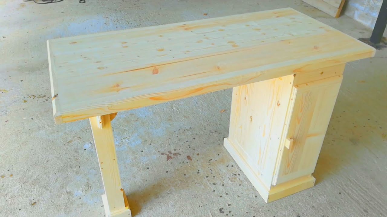 How to build kitchen island(with natural Wood) - YouTube