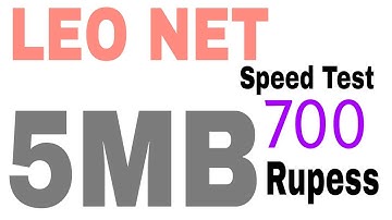 LEO NET - Leo Speed Test 5mb
