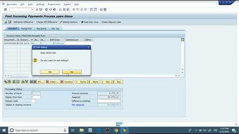 TUTORIAL SAP INCOMING PAYMENT