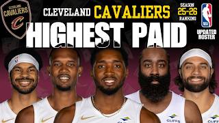 🔥 Cleveland Cavaliers Full Roster & Salaries 2025-26 | NBA Payroll!