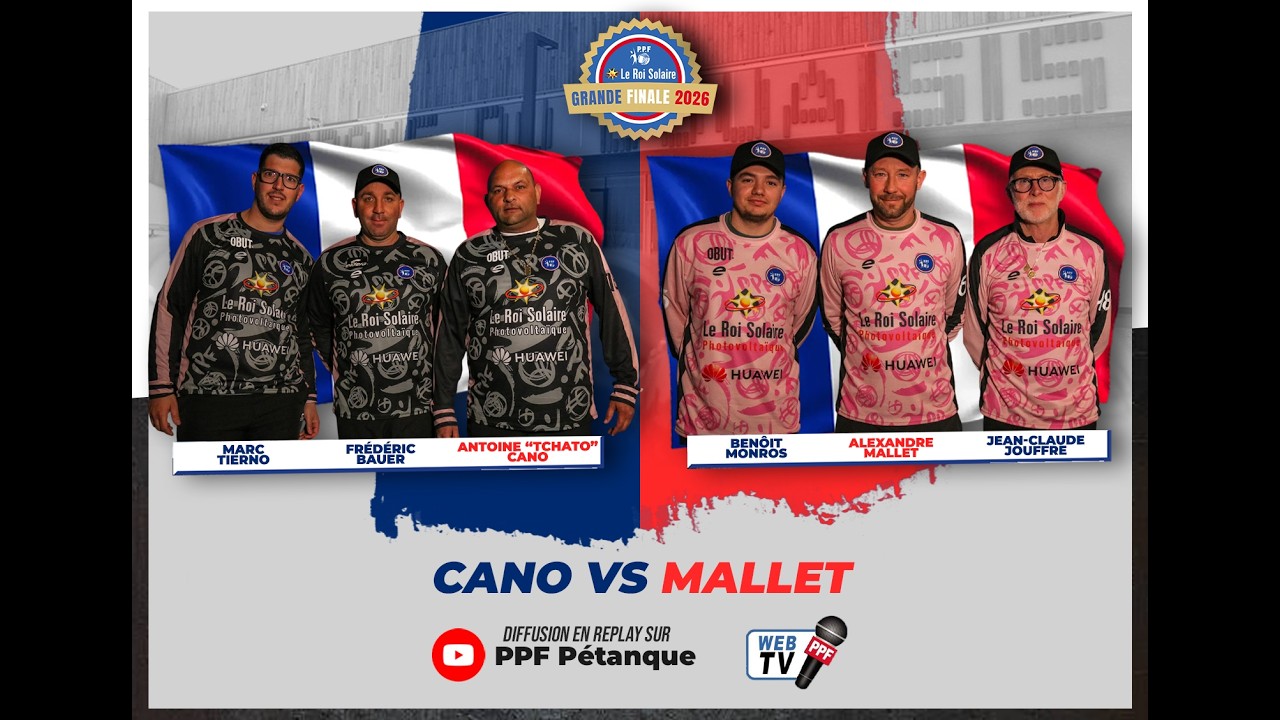 Miniature : GRANDE FINALE PPF 2026 - MESSIEURS - PARTIE DE BARRAGE: CANO vs MALLET