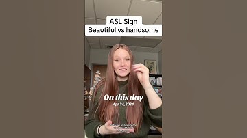 Learn How To Sign "Handsome" in ASL for Beginners | American Sign Language #shorts