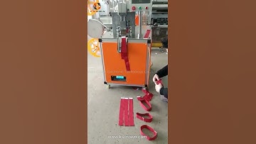 Ultrasonic Elastic Band Webbing Cutting and Hook & Loop Stitching Welding Machine WL-80X60