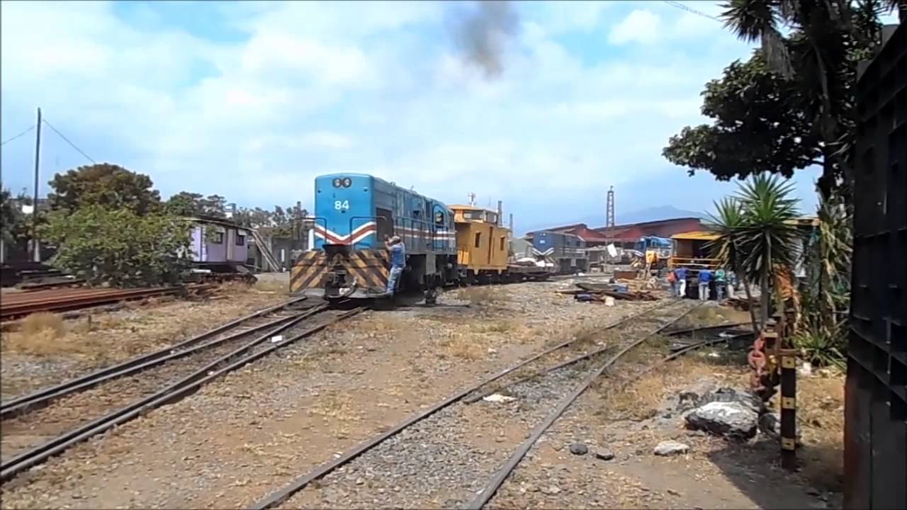 Entrada y Salida de Trenes del Incofer al Oeste de la Estación Al Pacífico