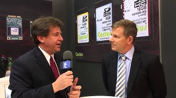 Embedded World 2016 Video: Cactus Technologies makes sense of industrial-grade flash