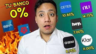 Las Mejores CUENTAS DE AHORRO en México | Deja de Guardar tu Dinero en el Banco