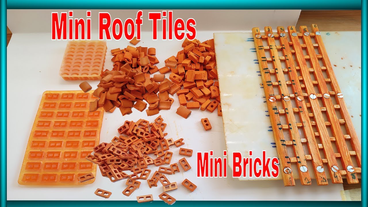 DIY Mini Bricks.How to make a mold for the smallest bricks.Or where